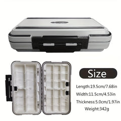 Double Sided Waterproof Fishing Gear Box Hook Bait Storage Tackle