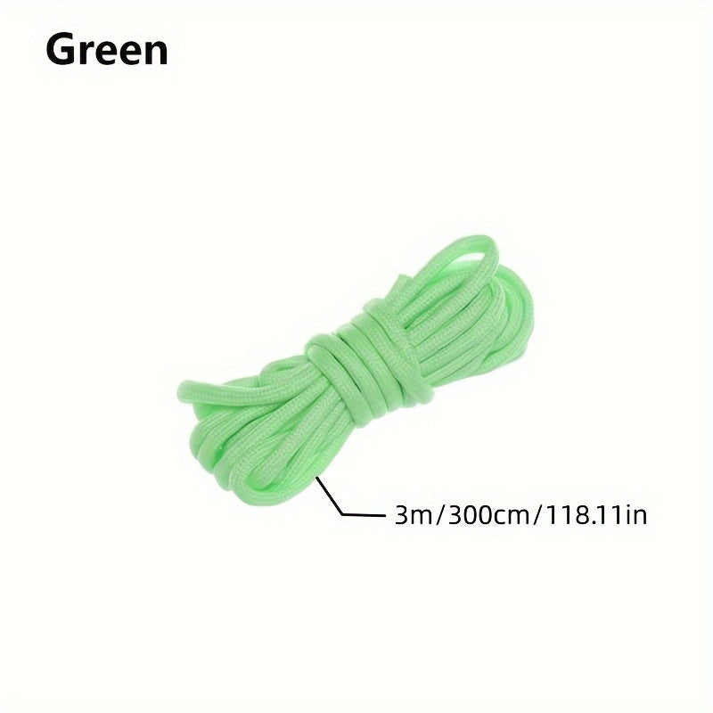 4mm Luminous Umbrella Rope 3m 5m 10m 7 core