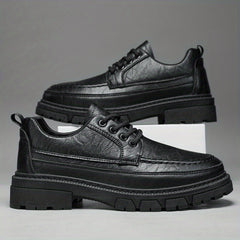 Men's Leather Derby Shoes Wear resistant Non Slip Dress Shoes