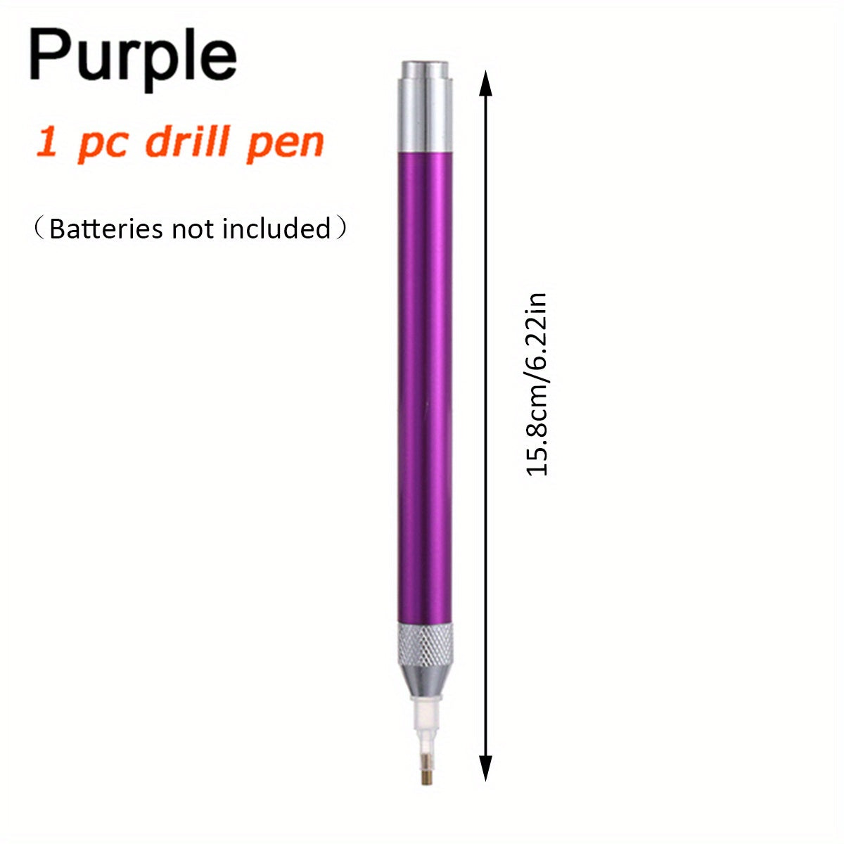 1pc Purple Diamond Painting Tool Lighting Point Pen 5D Painting Diamonds