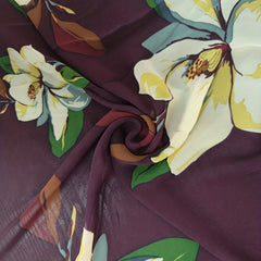 Comfortable Breathable Chiffon Fabric for Diy Clothes Pants Dress 1yard Cut Size