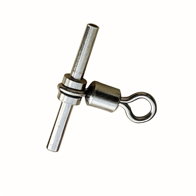 25pcs 3-Way Swivels for Fishing - Strong & Durable T Shape