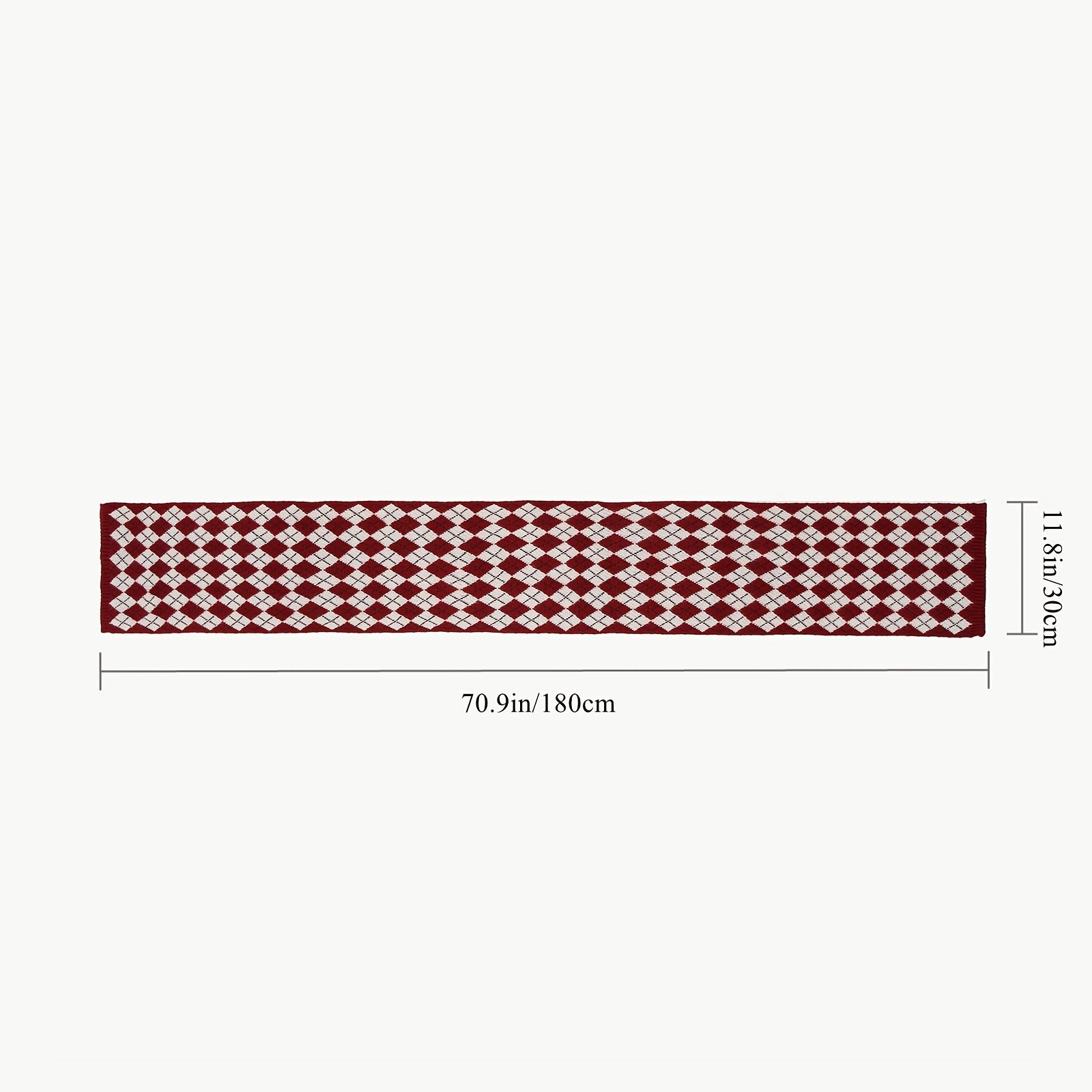 Long Red Scarf Christmas Year Style Women