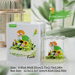 Colorful Parrot Series Educational Toy with Dust Cover