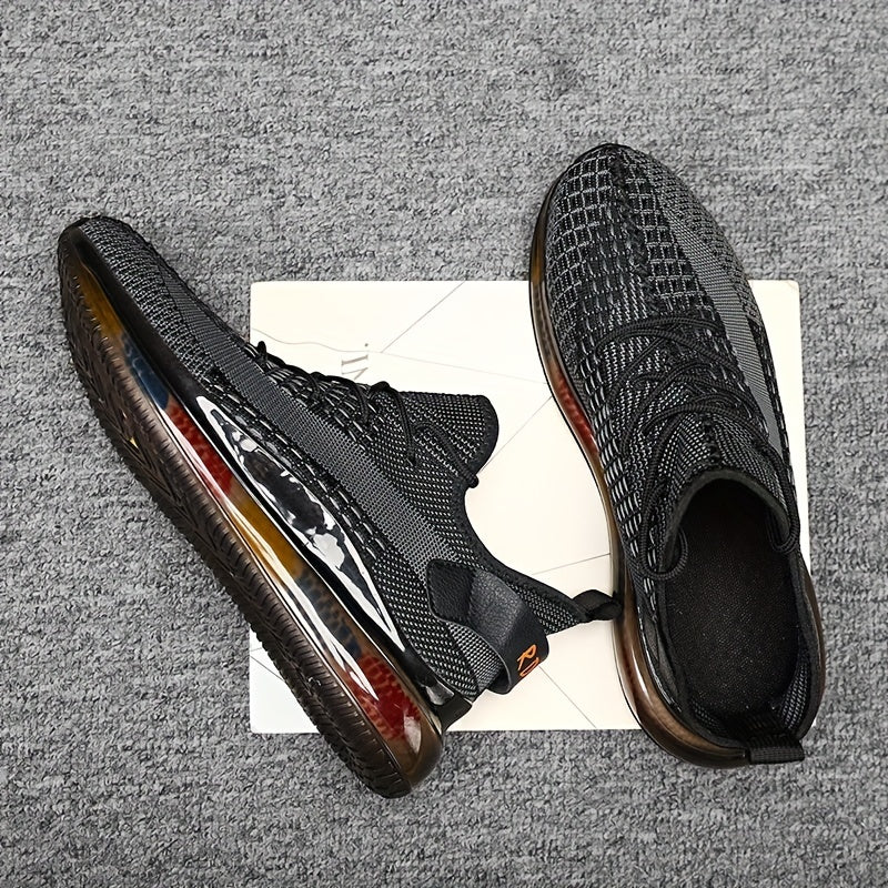 Men's Lightweight Lace-Up Sneakers for Running