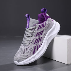 Women's Breathable Trail Running Sneakers with Thick Bottom