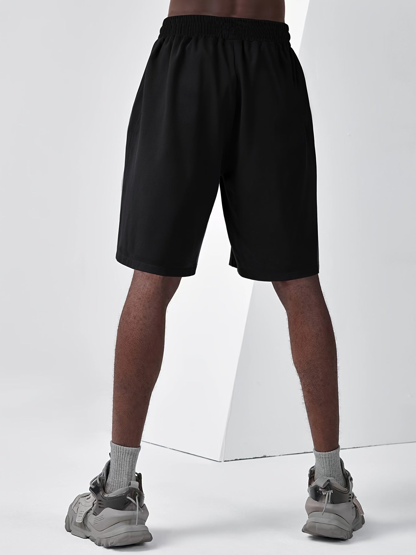 Casual Street Cartoon Print Stretch Drawstring Shorts