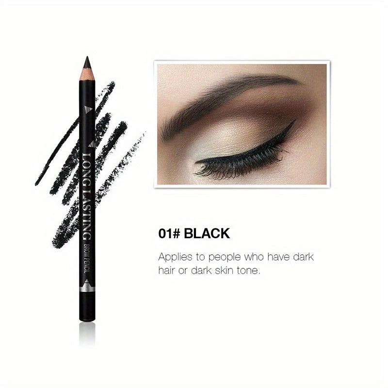 Waterproof Dual Purpose Eyeliner & Eyebrow Pencil Brown Makeup Pencil