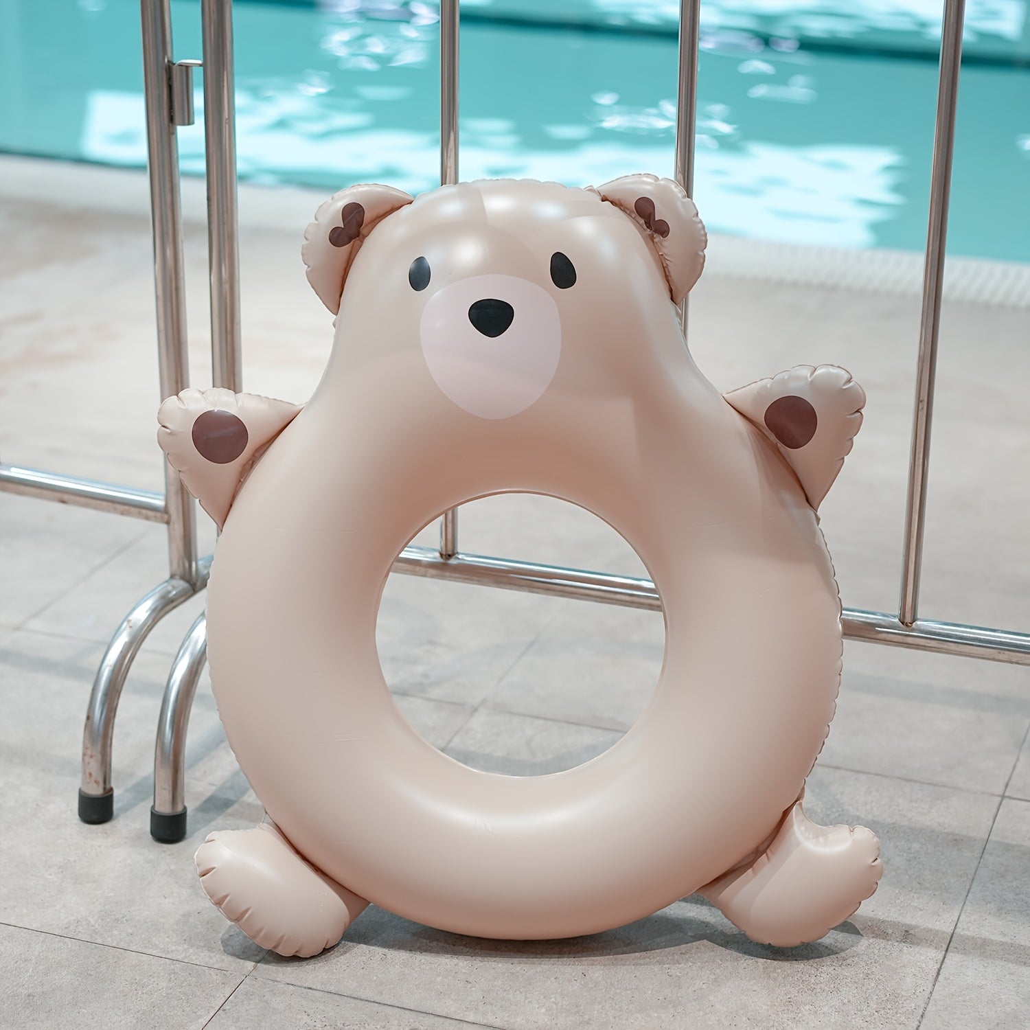 Adorable Bear Float Inflatable Mat for Beach & Pool Parties