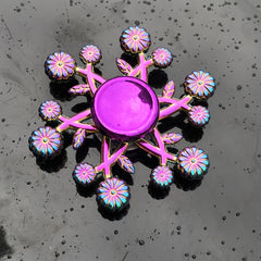 Colorful Alloy Fidget Spinner Iridescent Finish Relaxation & Party Favors