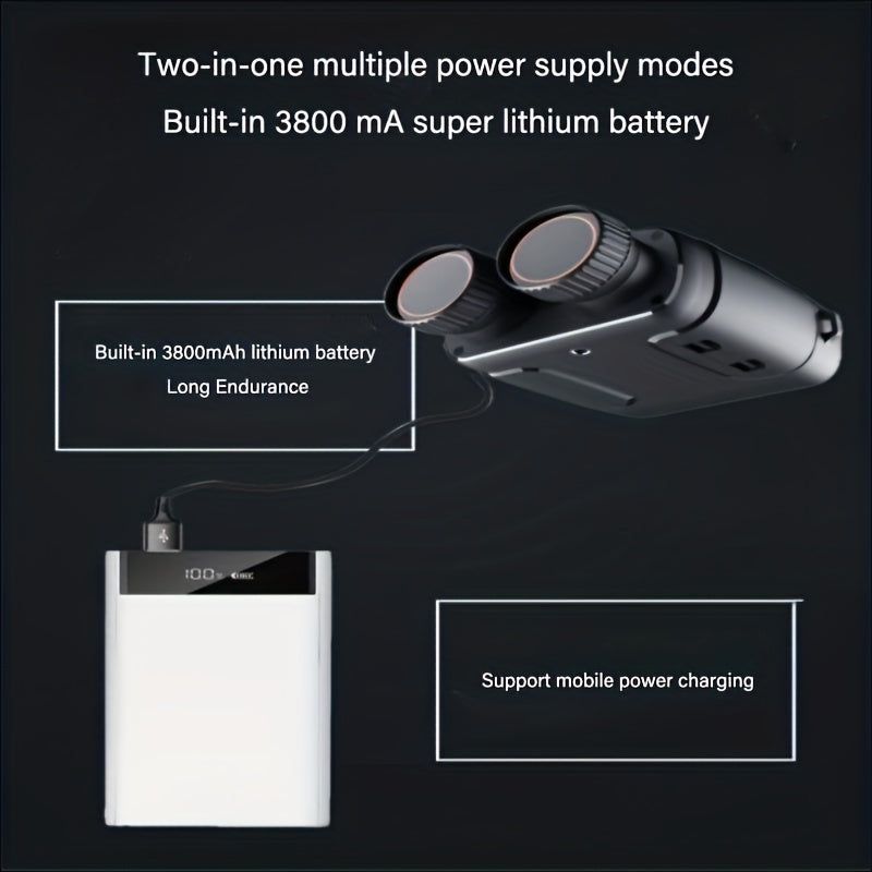 R18 Night Vision Binoculars 1080p Infrared Mirror 5X Zoom