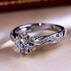 Women's Birthstone Bride Wedding Band Engagement Promise Ring Size 5-11
