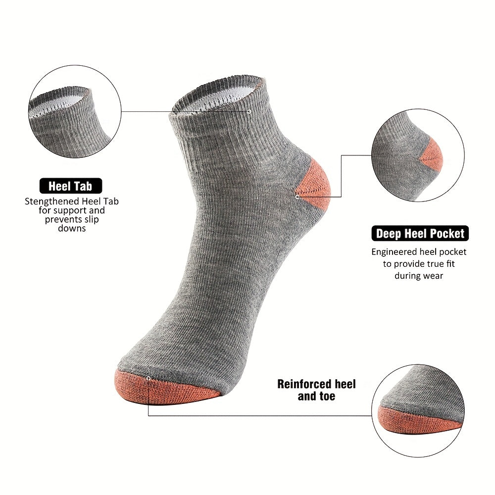 3 Pairs Women's Sports Ankle Socks Casual Comfy Low Cut Socks