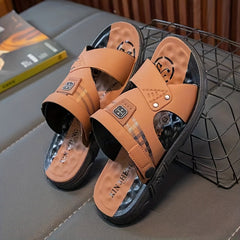 Men's Beach Slide Sandals Casual Outdoor Sandals