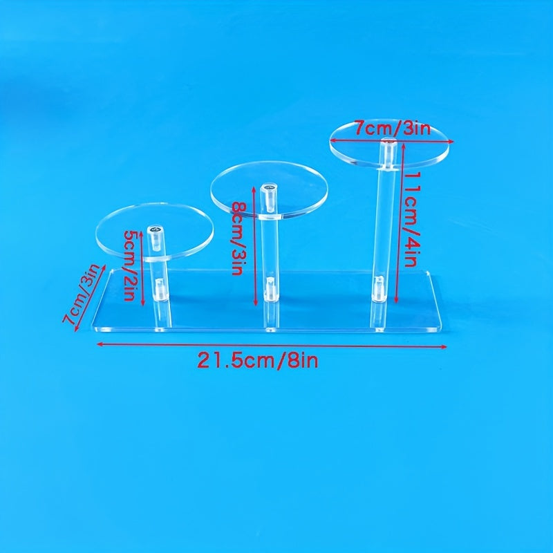 Transparent Acrylic Display Shelf for Cosmetics Perfume Antique Display