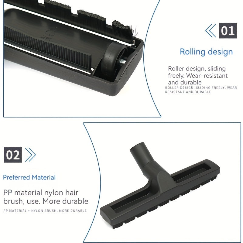 Universal Vacuum Floor Brush 35mm PP Material Stable Suction