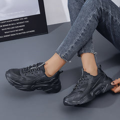 Thick Bottom Mesh Dad Sneakers Lightweight Comfortable
