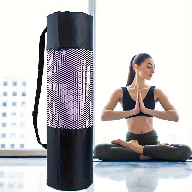 Widened Yoga Mat Storage Bag Oxford Textile Fitness Mesh Bag
