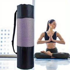 Widened Yoga Mat Storage Bag Oxford Textile Fitness Mesh Bag