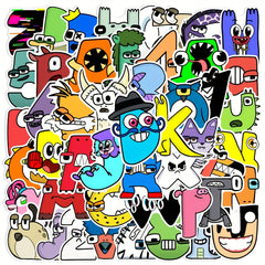 Alphabet Lore Stickers DIY Toys Wall Decor Luggage Notebook Phone Case