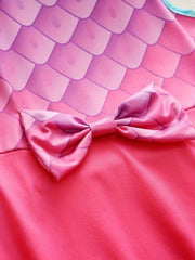 Girls Dreamy Gradient Fish Scale Sleeveless Dress for Summer Party