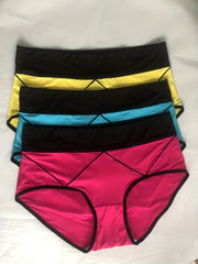 3 Pack Plus Size Women's Full Coverage Briefs Set