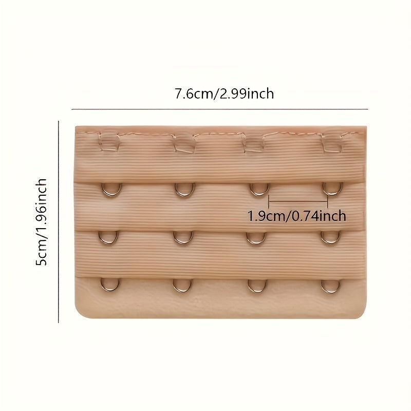 5pcs Bra Strap Extenders 4 Hooks Adjustable Band Buckle Women's Lingerie Accesso