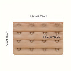 5pcs Bra Strap Extenders 4 Hooks Adjustable Band Buckle Women's Lingerie Accesso