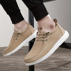 Men's Lightweight Canvas Loafer Shoes Slip On Casual Shoes
