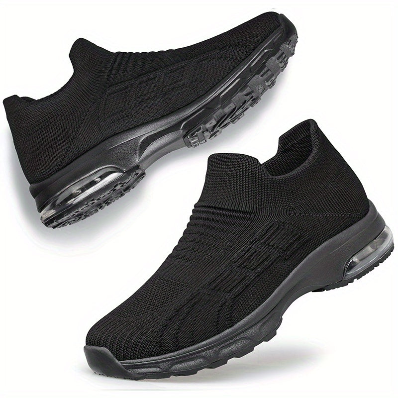 Women's Breathable Slip On Sneakers Low Light Shoes