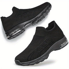 Women's Breathable Slip On Sneakers Low Light Shoes