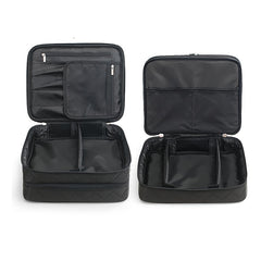 Waterproof Makeup Bag for Women Double Layer Large Capacity Cosmetic Case