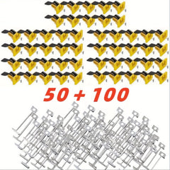 Tile Leveling System 50/100pcs Floor Wall Tile Leveling Tool Replaceable T Pin