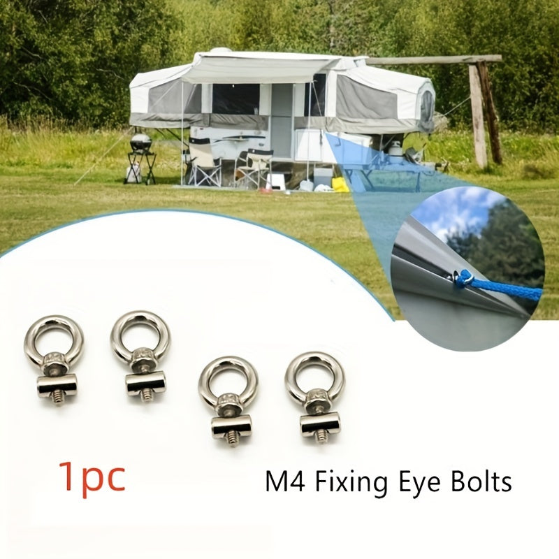 304 Stainless Steel Fixed Lifting Eye Bolt for RV Tent - Slide Rail Lifting