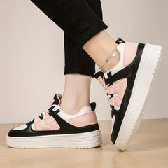 Versatile Slip-resistant Flat Sports Sneakers for Leisure Outdoor Skateboarding