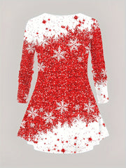 Christmas 2 Piece Set Women's Slogan & Tree Print Top & Leggings