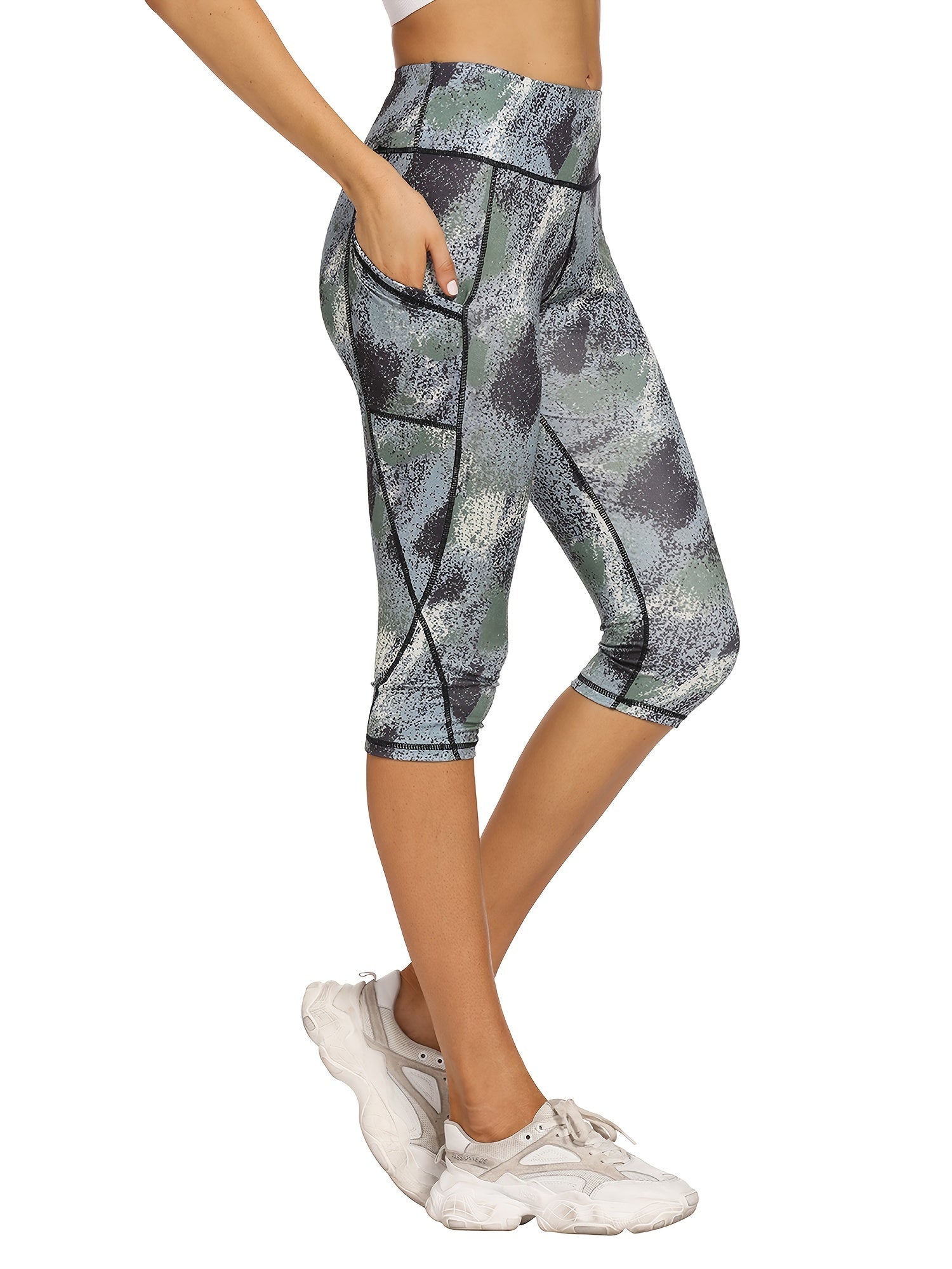 Women's High Waist Camo Yoga Leggings