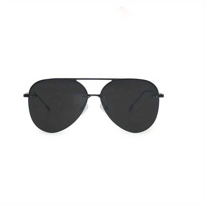 Men's Rimless Aviator Glasses