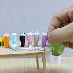 Mini Vacuum Mug Dollhouse Cups Fairy Garden Dollhouse Miniatures Kitchen Decorat