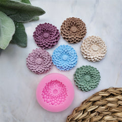 Polymer Clay Daisy Pendant Silicone Mold Earrings Making Hrisantema Flower