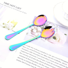 7Pcs Stainless Steel Cutlery Set Dinnerware Kitchen Tableware Set