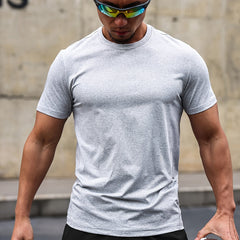 Men's Crew Collar Sports Short Sleeve T-shirt