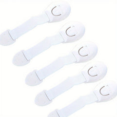 5pcs Multifunctional Cloth Strap Lock for Drawers Safety Lock - Closestool