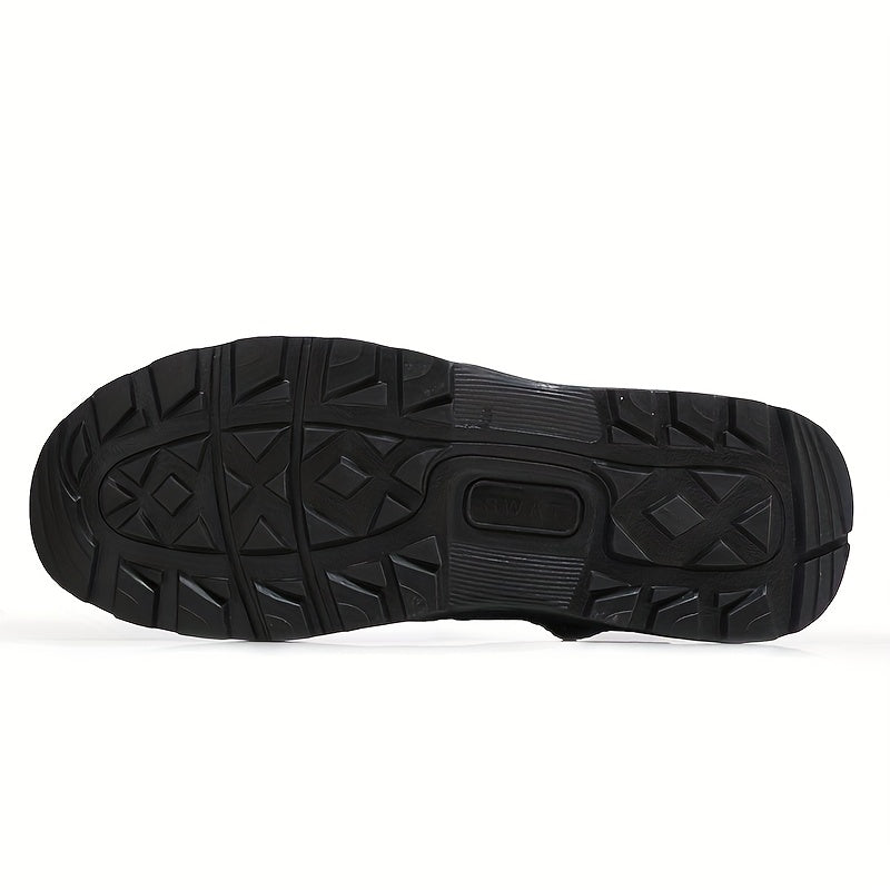 Men's Zipper Tactical Boots Anti-skid Lightweight for Training