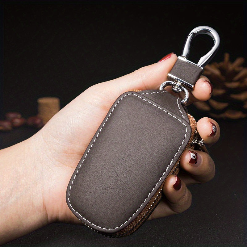 Car Key Shell Simulated Leather Waist Hanging Key Bag