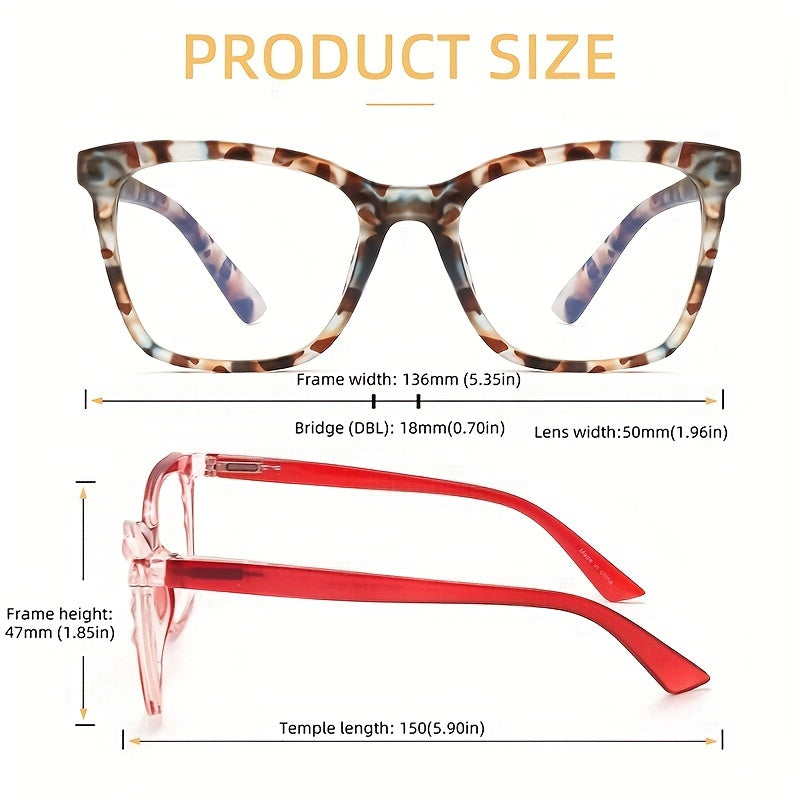 3 Pairs Men's Anti Light Glasses with Bag and Cloth