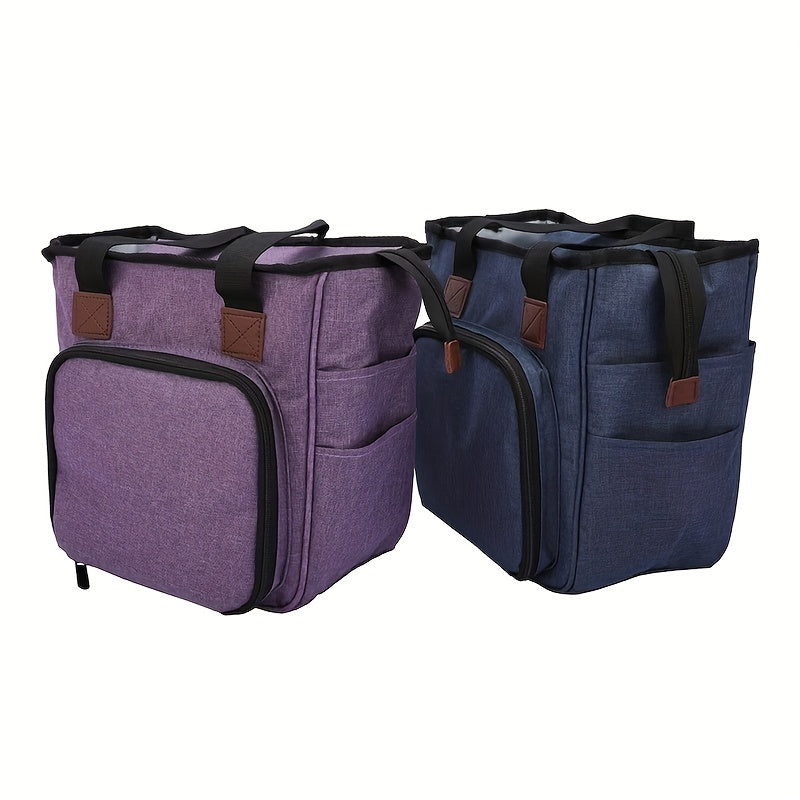 1pc Knitting Bag Crochet Storage Tote Bag Portable Yarn Storage Carrying Bag