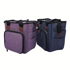 1pc Knitting Bag Crochet Storage Tote Bag Portable Yarn Storage Carrying Bag