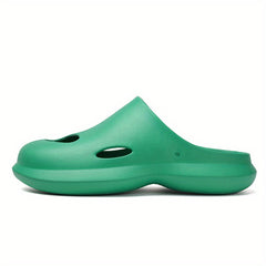 Men's Closed Toe Hollow Out Clogs - Soft Sole Walking Sandals
