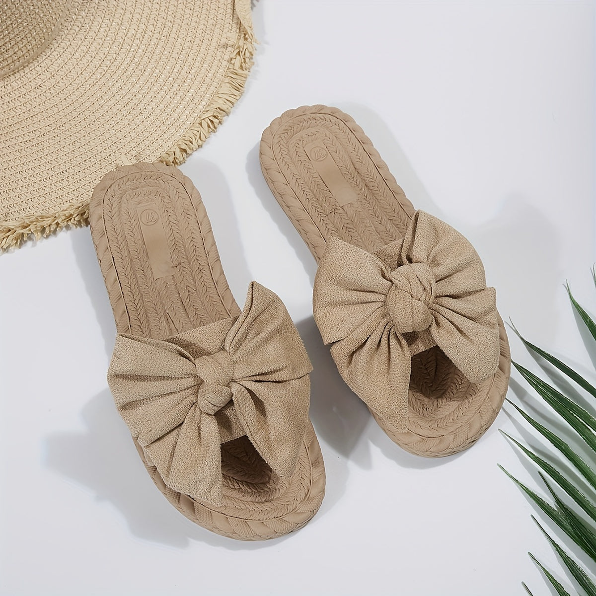 Chic Bowknot Slippers Women's Casual Outdoor Sandals